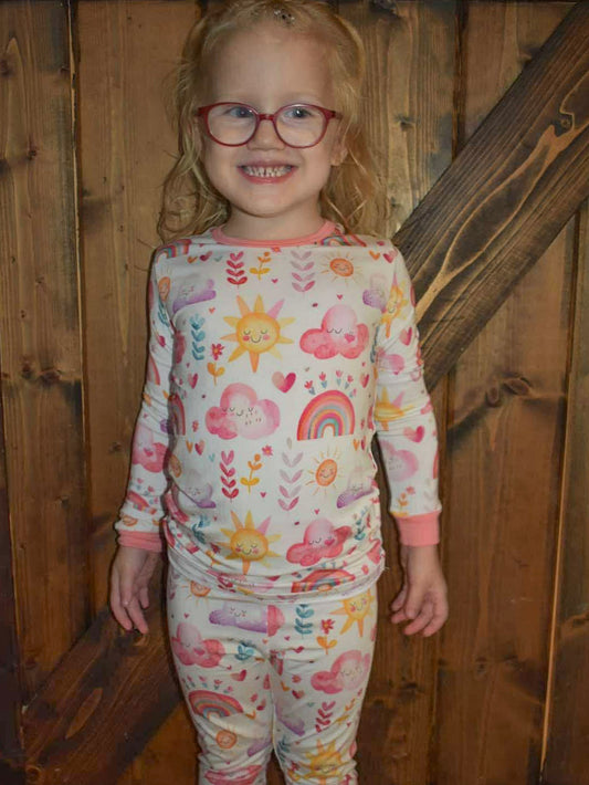 LOVE YOU TO THE RAINBOW Two Piece Set