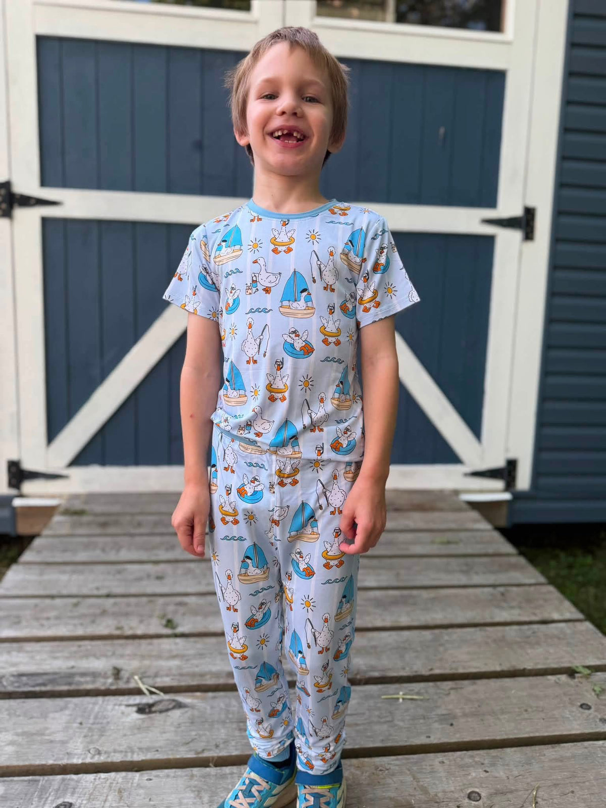 Goosey Getaway Two Piece PJ Set