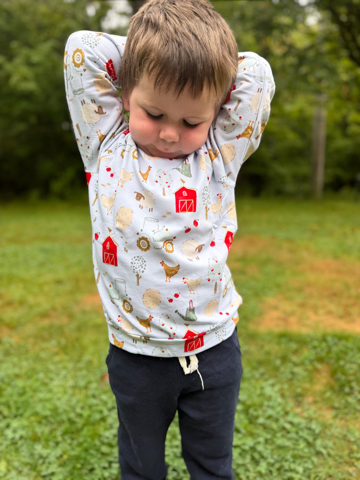 Pastel Pastures Crewneck - Children