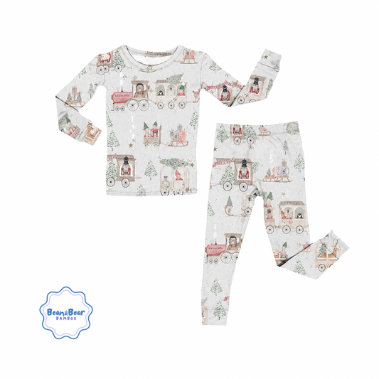 A Beary Merry Express Two Piece PJs (PREORDER)