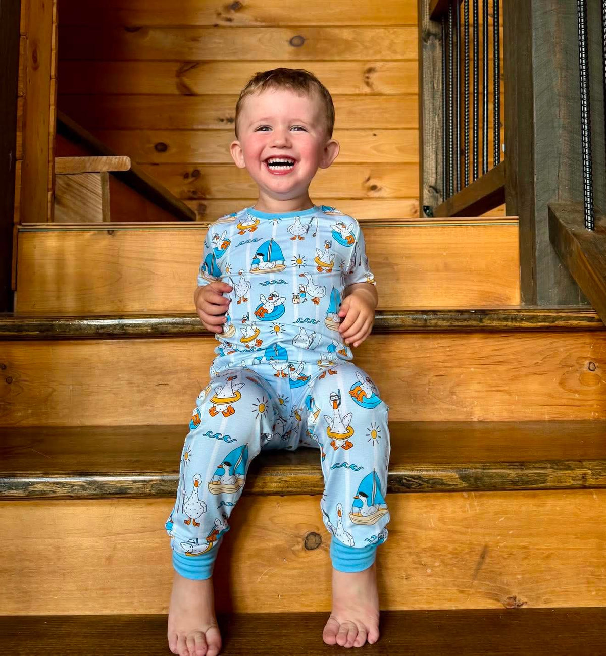 Goosey Getaway Two Piece PJ Set