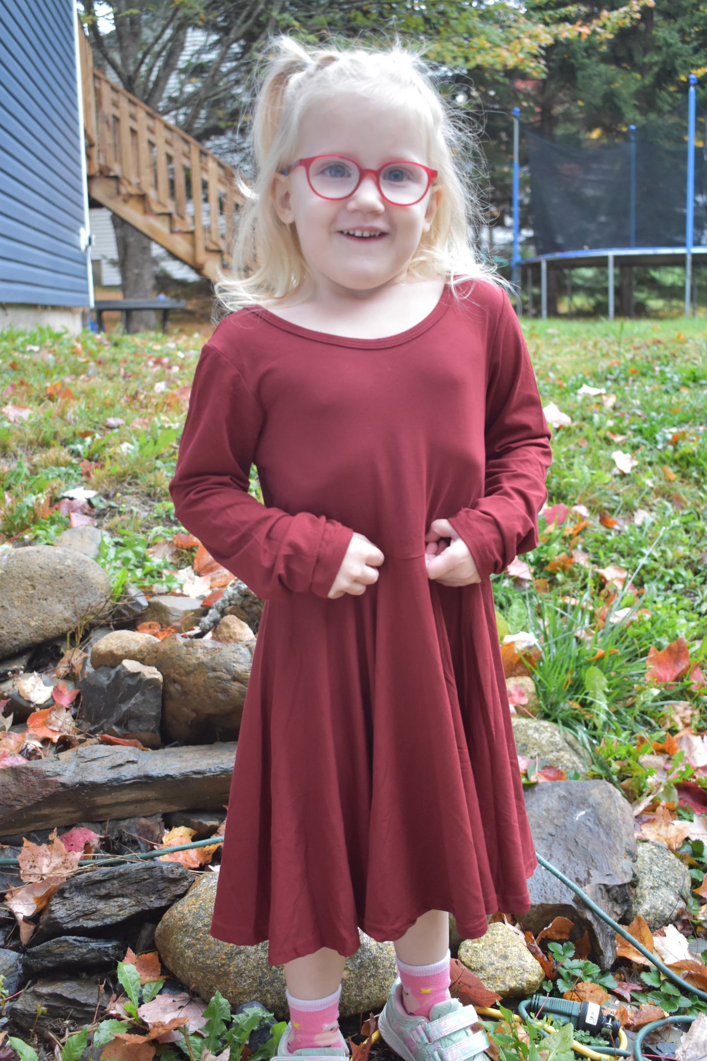 Timeless Red Twirl Dress