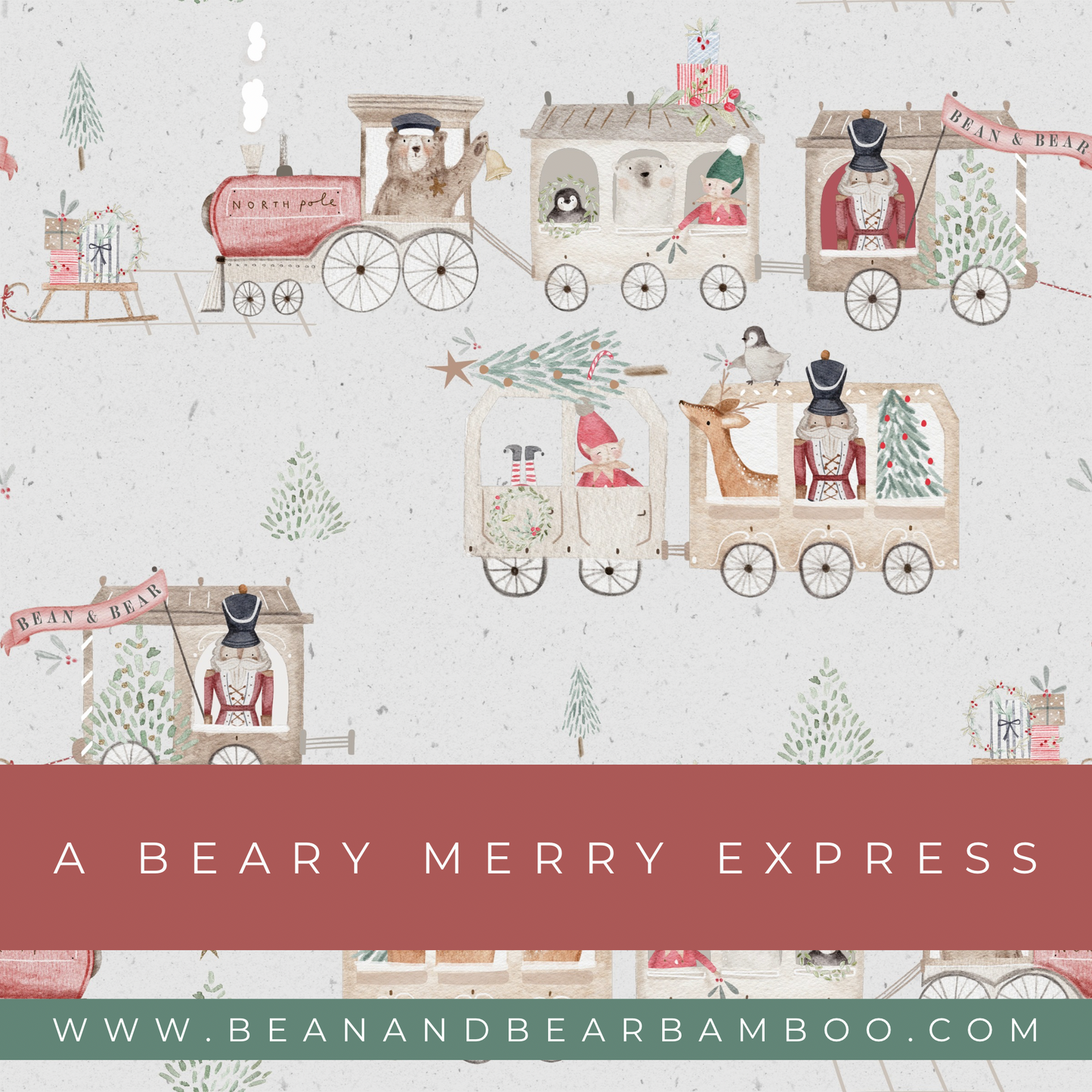 A Beary Merry Express Two Piece PJs (PREORDER)