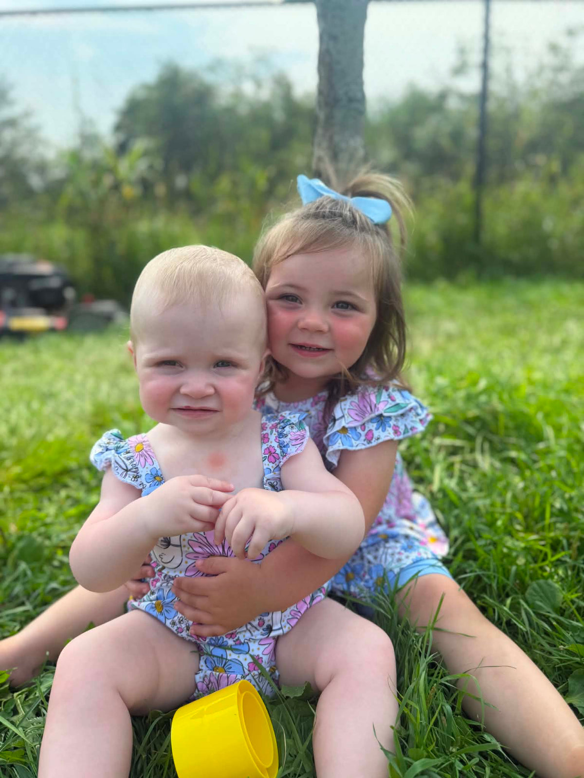 Garden Geese Bubble Romper
