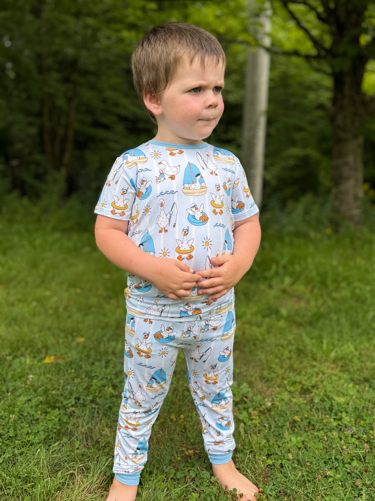 Goosey Getaway Two Piece PJ Set