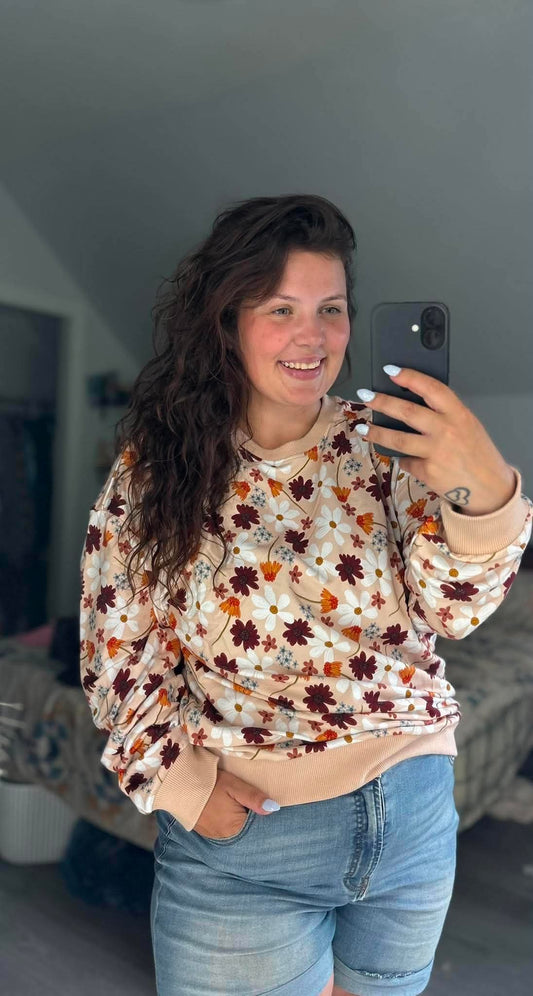 Blush Meadow Crewneck - Adult