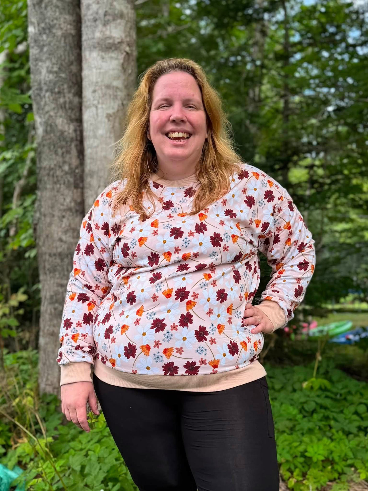 Blush Meadow Crewneck - Adult