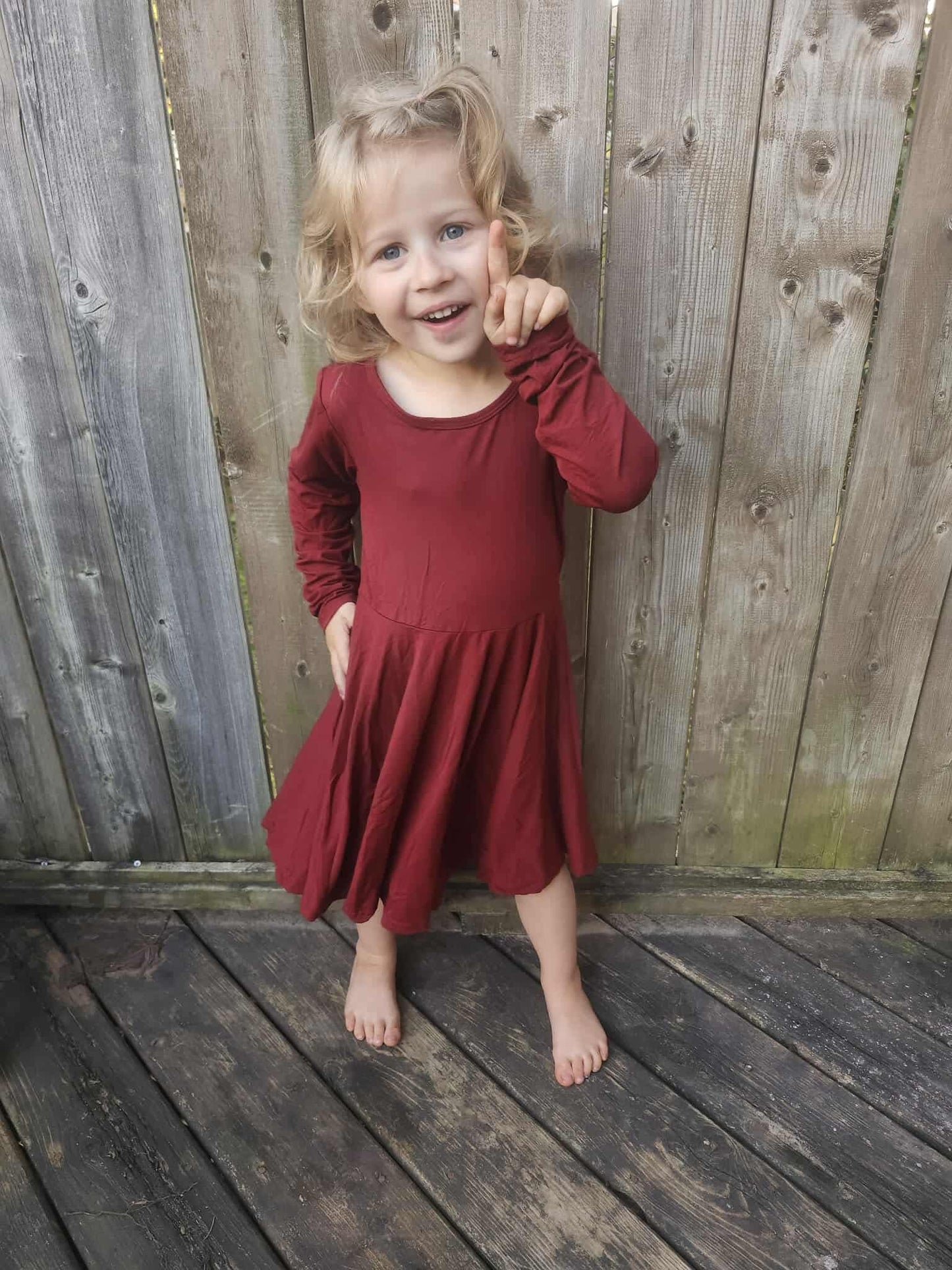 Timeless Red Twirl Dress