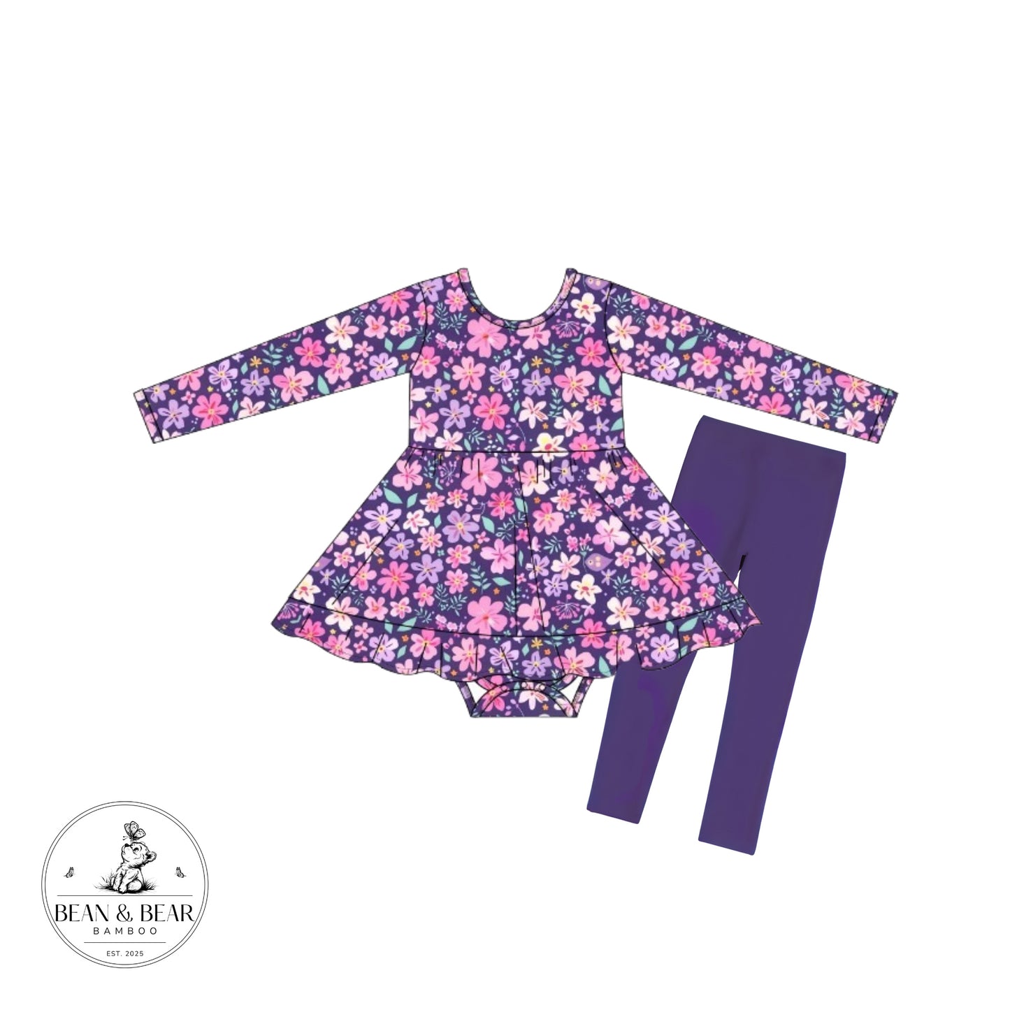 Emma Twirl Dress Bodysuit & Leggings